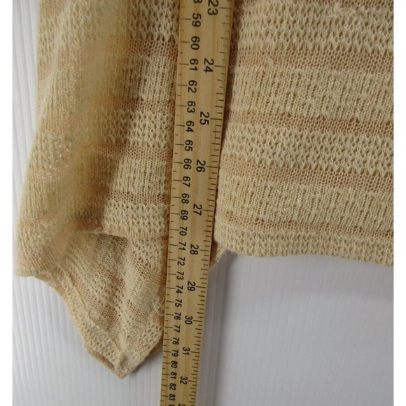 Blu Pepper Sweater Small Tunic Pullover Crochet Handkerchief Hem * - Picture 4 of 13